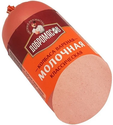 Колбаса вареная Молочная классическая кат. В ~1,4 кг Добромясов Колбаса вареная Молочная классическая кат. В ~1,4 кг Добромясов