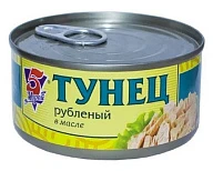 Тунец рубленный в масле 185 г 5 Морей