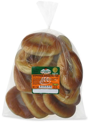 Баранки Ванильные 400 г Каравай