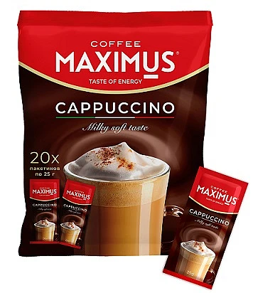 Кофейный напиток Максимус Капучино 25г