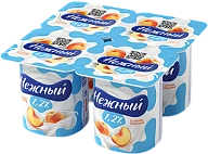 Йогурт с соком персика 1,2% 100 г Нежный