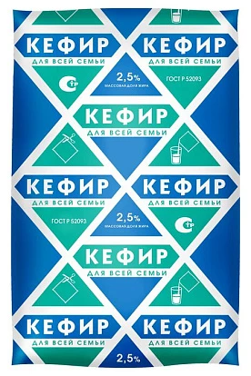 Кефир 2,5% 900 г Для всей семьи