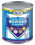 Молоко цельное сгущенное ГОСТ 370г Белгородские молочные продукты