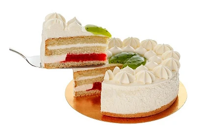 Замороженный торт Киви-клубника 650 г Мой