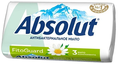 Мыло туалетное антибактериальное Абсолют с ромашкой 90 г