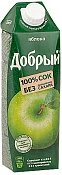Сок яблочный 1 л Добрый