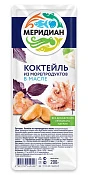Коктейль из морепродуктов в масле 200 г Меридиан