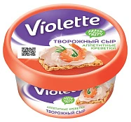 Творожный сыр с креветками Виолетта 140 г Карат