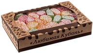 Мармелад Любимые рулетики в сахарной обсыпке 1 кг Любимая Кубань
