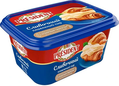 Сыр плавленый Сливочный 400 г Президент
