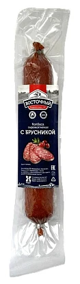 Колбаса сырокопченая с брусникой 200 г Восточный