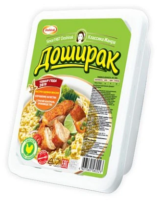 Лапша быстрого приготовления Доширак со вкусом курицы 90 г Лапша быстрого приготовления Доширак со вкусом курицы 90 г