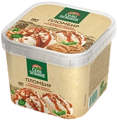 Пломбир с грецким орехом и кленовым сиропом 15% 450 г Село Зелёное