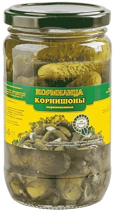 Корнишоны маринованные 350 мл Кормилица Корнишоны маринованные 350 мл Кормилица
