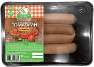 Колбаски для жарки с вялеными томатами охлажденные 350 г Глазовская птица