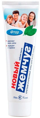 Зубная паста Новый жемчуг Фтор 75 мл