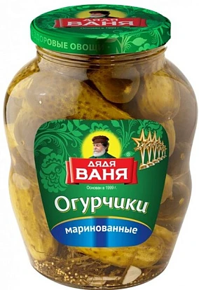 Огурцы маринованные 1,8 кг Дядя Ваня