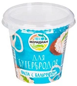 Паста с кальмаром для бутербродов 140 г Меридиан