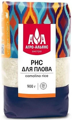 Рис для плова 900 г Агро-Альянс