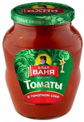 Томаты в томатном соке 680 г Дядя Ваня