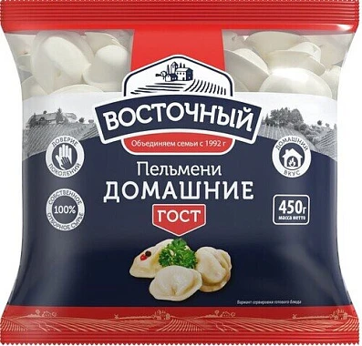 Пельмени Домашние ГОСТ 450 г Восточный