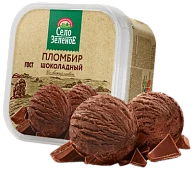 Пломбир шоколадный 15% 280 г Село Зелёное