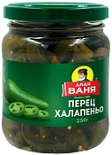 Перец Халапеньо нарезанный 250 г Дядя Ваня