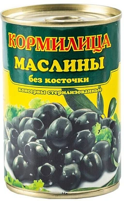 Маслины без косточки 300 мл Кормилица
