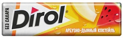 Жевательная резинка Дирол Арбузно-дынный коктейль 13,6 г