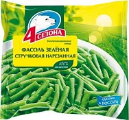 Фасоль стручковая зеленая замороженная 400 г 4 Сезона