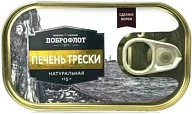Печень трески натуральная 115 г Доброфлот