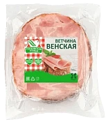 Ветчина копчено-вареная Венская сорт Экстра ~400 г Глазовская птица