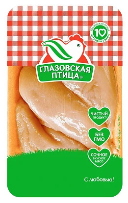 Филе цыпленка-бройлера охлажденное ~1 кг Глазовская птица