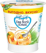 Йогурт персиковый 1% 290 г Для всей семьи