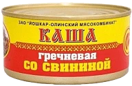 Каша гречневая со свининой №8 325 г Йола