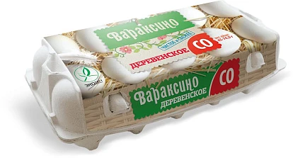 Яйцо отборное Деревенское 10 шт. ПТФ Вараксино