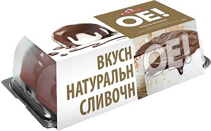 Торт-мороженое Птичье молоко ОЕ! 450 г Сибхолод