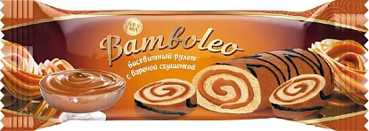 Рулет Бамболео с вареной сгущенкой 145 г Рулет Бамболео с вареной сгущенкой 145 г
