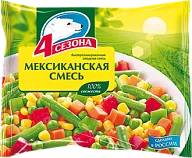 Мексиканская смесь замороженная 400 г 4 Сезона
