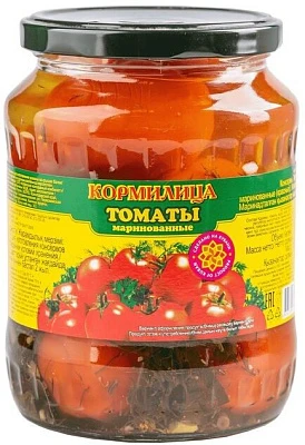 Томаты маринованные 680 г Кормилица