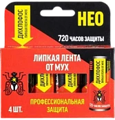 Липкая лента от мух Дихлофос Нео 4 шт.