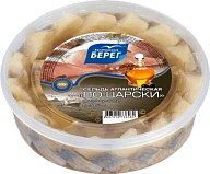 Пресервы Сельдь по-царски филе-кусочки в масле 400 г Балтийский берег