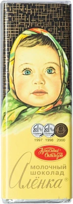 Шоколад молочный Аленка 20 г Бабаевский