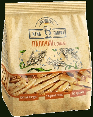 Бретцель Палочки с солью 145 г Nina Farina