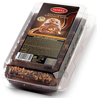 Пирожное Эклеры с шоколадным заварным кремом и соленой карамелью 250 г Мирель