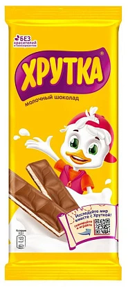 Шоколад молочный с молочной начинкой Хрутка 90 г Нестле Шоколад молочный с молочной начинкой Хрутка 90 г Нестле