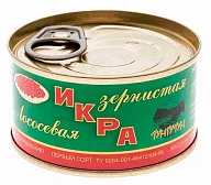 Икра лососевая Тунгутун 95 г Красное золото