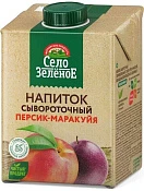Напиток сывороточный персик-маракуйя 500 мл Село Зелёное