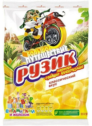 Кукурузные палочки Рузик 90 г Кукурузные палочки Рузик 90 г