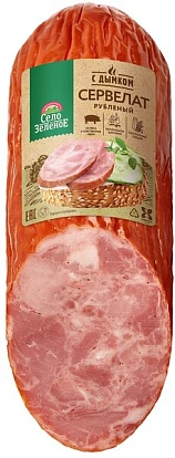 Сервелат Рубленый с дымком 300 г Село Зелёное